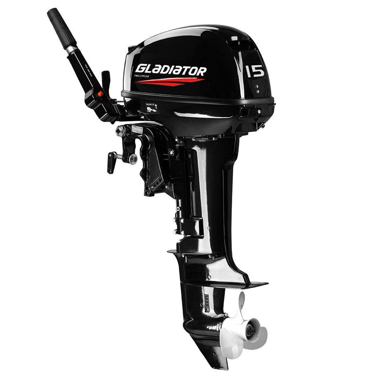 Лодочный мотор GLADIATOR G15FHS 15 л.с. двухтактный