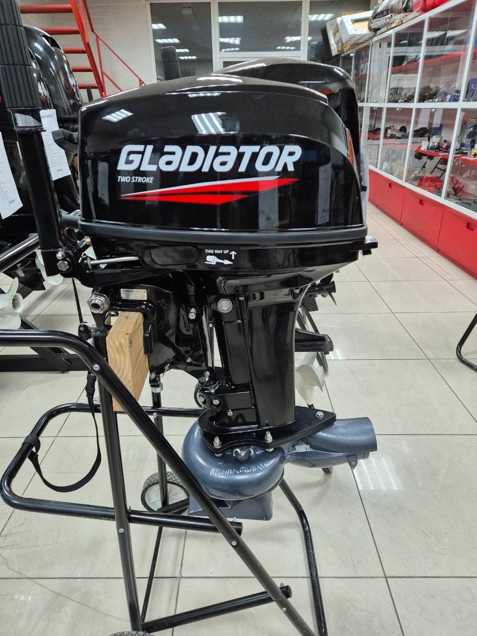 Лодочный мотор Gladiator 9.9PRO FHS Водомёт